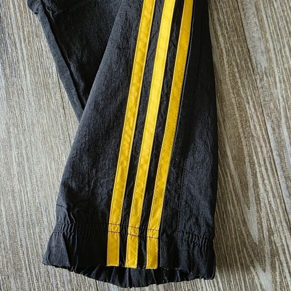 Adidas Originals Jamaica Track Pants Windbreaker M Black Gold Reggae Boyz IN5570 - Picture 7 of 16